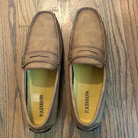 Minishion Mens Shoes Loafers Walking Driving Moccasins - Picture 2 of 8